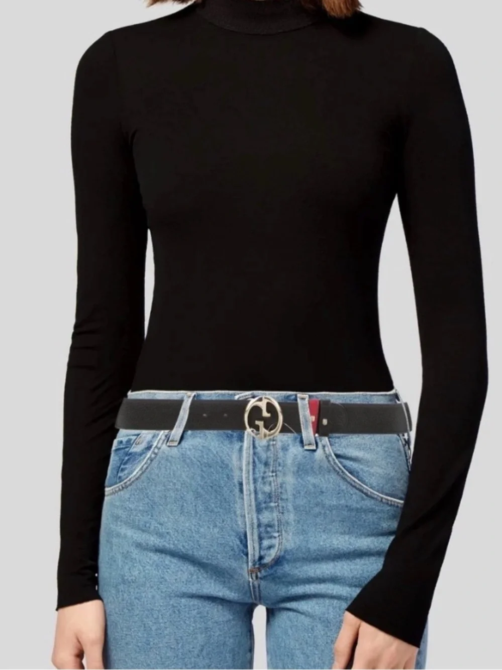 Authentic Gucci Reversible Interlocking GG Leather Belt – Size 90/36